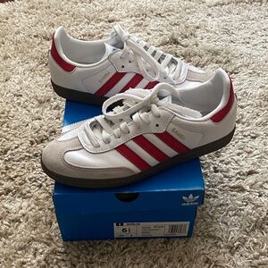 Adidas Samba OG White Red Sneakers